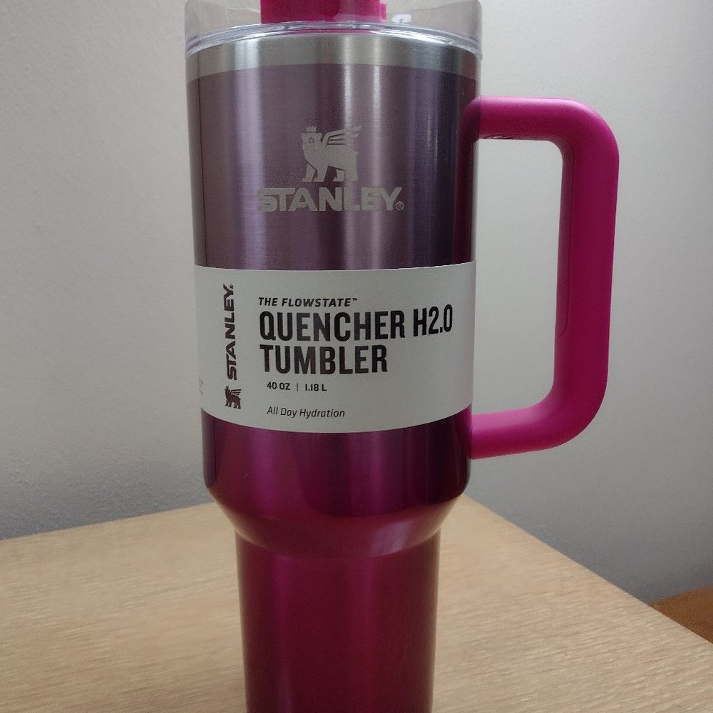 Stanley CAMELIA GRADIENT (HOT PINK) Quencher H2.0 Flowstate 40 oz Tumbler